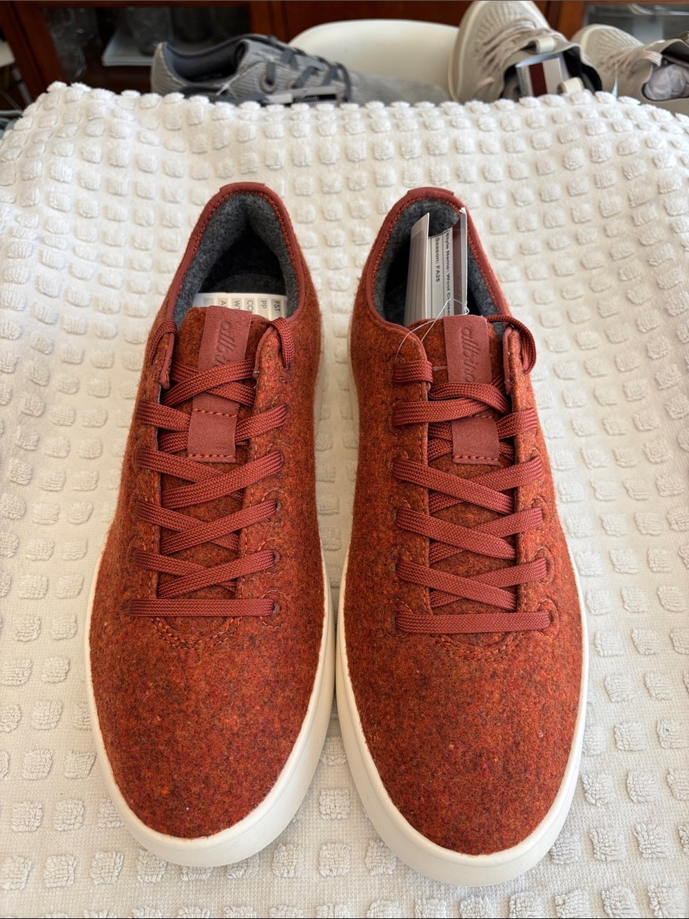 Allbirds, Wool Cruiser, Men’s US size 9
New